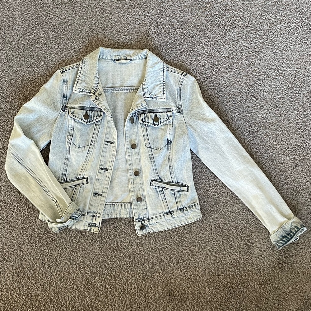 Acid Wash Jean Jacket